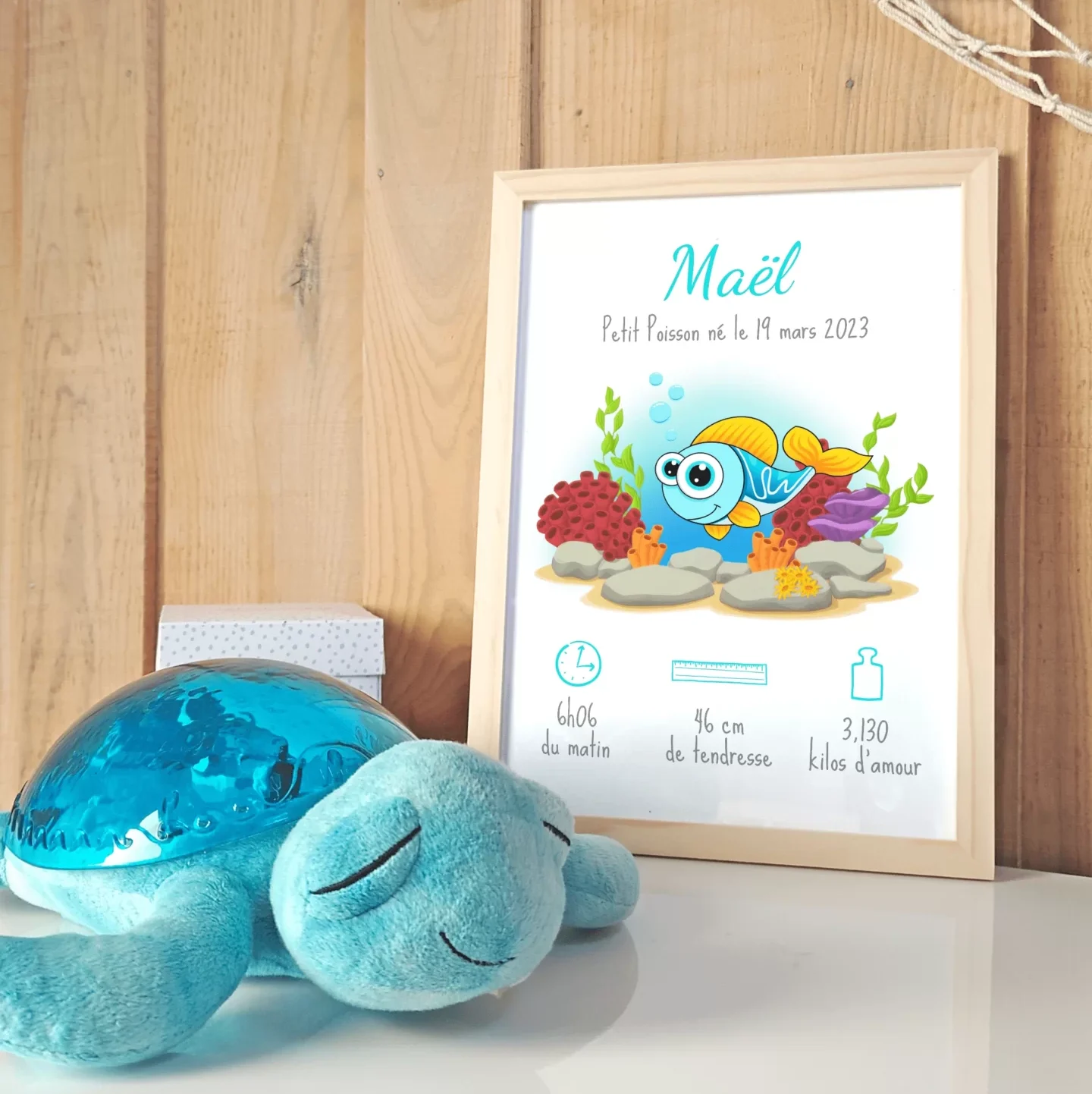 Affiche personnalisée Mer Poisson Aquarium | MPA Déco